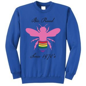 Bee Proud Lgbtq Hippie Since 1970 Great Gift Sweatshirt