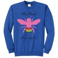 Bee Proud Lgbtq Hippie Since 1970 Great Gift Sweatshirt