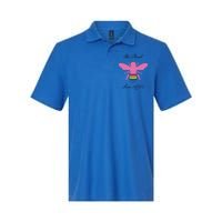 Bee Proud Lgbtq Hippie Since 1970 Great Gift Softstyle Adult Sport Polo