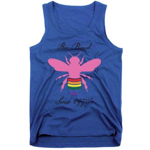 Bee Proud Lgbtq Hippie Since 1970 Great Gift Tank Top