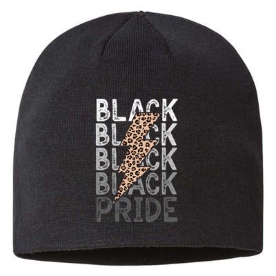 Black Pride Leopard Print Juneteenth Sustainable Beanie