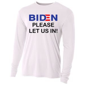 Biden Please Let Us In Cooling Performance Long Sleeve Crew