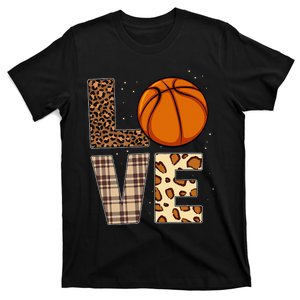 Basketball Player Leopard Cheetah Basketball T-Shirt