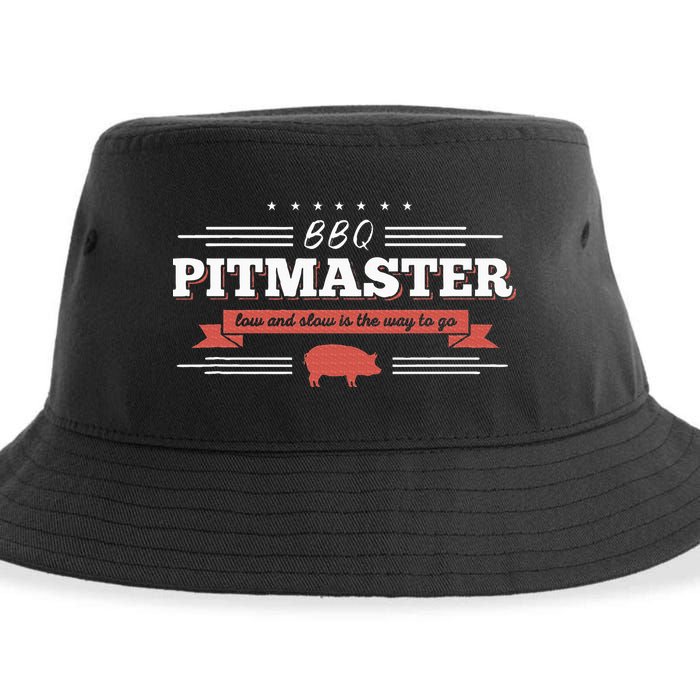 Bbq Pitmaster Low And Slow Is The Way To Go Grilling Party Sustainable Bucket Hat