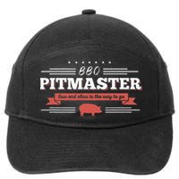 Bbq Pitmaster Low And Slow Is The Way To Go Grilling Party 7-Panel Snapback Hat