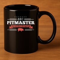 Bbq Pitmaster Low And Slow Is The Way To Go Grilling Party 11oz C Handle Ceramic Mug