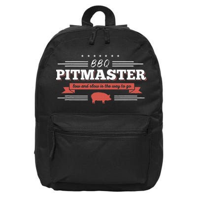Bbq Pitmaster Low And Slow Is The Way To Go Grilling Party 16 in Basic Backpack
