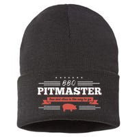 Bbq Pitmaster Low And Slow Is The Way To Go Grilling Party Sustainable Knit Beanie