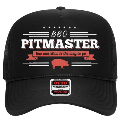 Bbq Pitmaster Low And Slow Is The Way To Go Grilling Party Trucker Hat