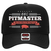 Bbq Pitmaster Low And Slow Is The Way To Go Grilling Party Trucker Hat