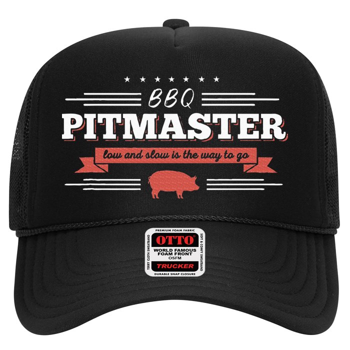 Bbq Pitmaster Low And Slow Is The Way To Go Grilling Party Trucker Hat