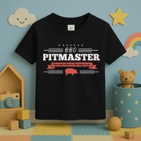 Bbq Pitmaster Low And Slow Is The Way To Go Grilling Party Toddler T-Shirt
