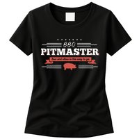 Bbq Pitmaster Low And Slow Is The Way To Go Grilling Party Womens T-Shirt