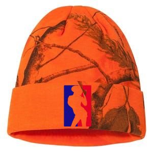 Basketball Parody Logo Funny Cowgirl Kati Licensed 12" Camo Beanie