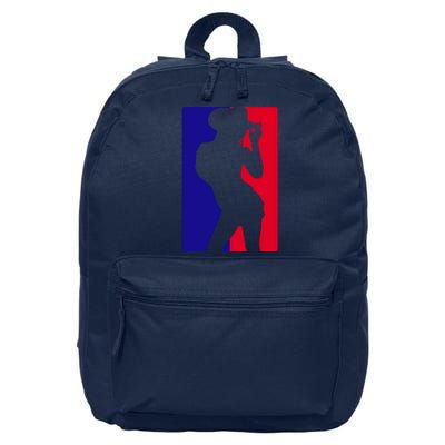 Basketball Parody Logo Funny Cowgirl 16 in Basic Backpack