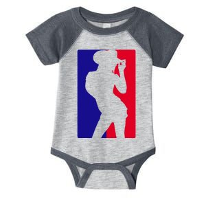 Basketball Parody Logo Funny Cowgirl Infant Baby Jersey Bodysuit