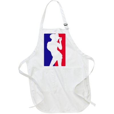 Basketball Parody Logo Funny Cowgirl Full-Length Apron With Pockets