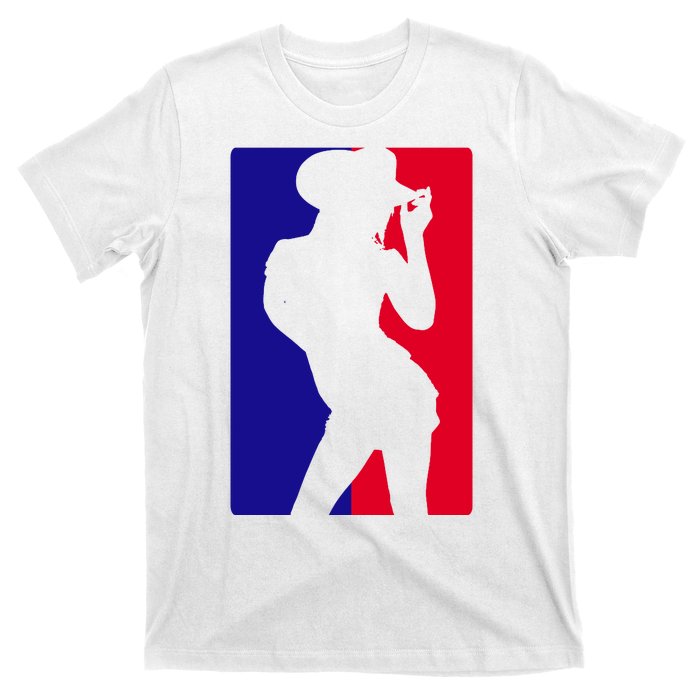 Basketball Parody Logo Funny Cowgirl T-Shirt