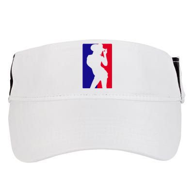 Basketball Parody Logo Funny Cowgirl Adult Drive Performance Visor