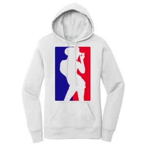 Basketball Parody Logo Funny Cowgirl Women's Pullover Hoodie