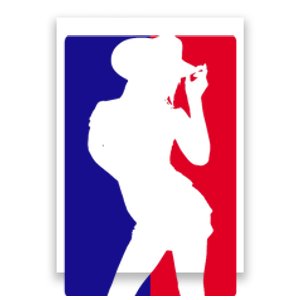 Basketball Parody Logo Funny Cowgirl Poster