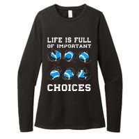 Baseball Pitcher Life Choices Ball Sport Lover Womens CVC Long Sleeve Shirt