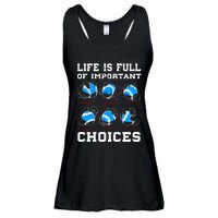 Baseball Pitcher Life Choices Ball Sport Lover Ladies Essential Flowy Tank