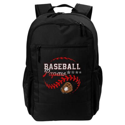 Baseball Papaw Love Playing Baseball Funny Backpack
