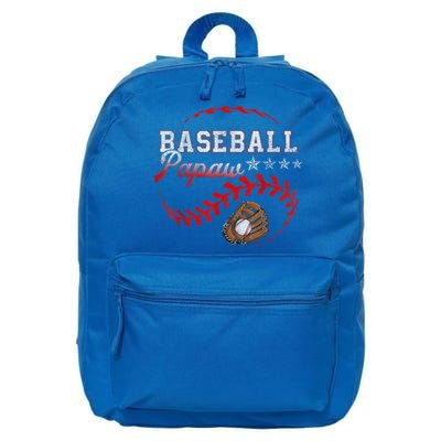 Baseball Papaw Love Playing Baseball Funny 16 in Basic Backpack