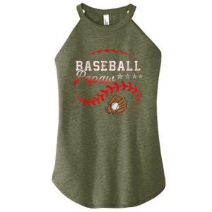 Baseball Papaw Love Playing Baseball Funny Women's Perfect Tri Rocker Tank