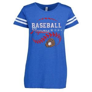 Baseball Papaw Love Playing Baseball Funny Enza Ladies Jersey Football T-Shirt