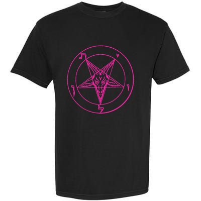 Baphomet Pentagram Leviathan Occult Garment-Dyed Heavyweight T-Shirt