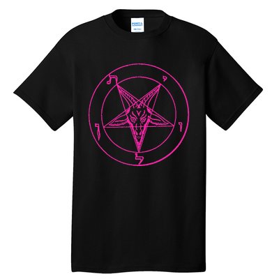 Baphomet Pentagram Leviathan Occult Tall T-Shirt