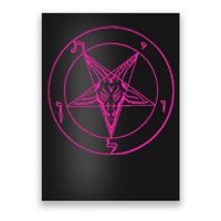 Baphomet Pentagram Leviathan Occult Poster