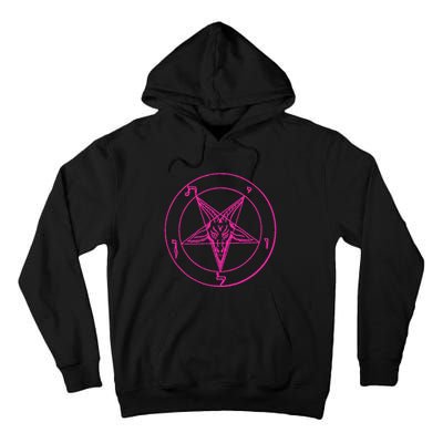 Baphomet Pentagram Leviathan Occult Tall Hoodie