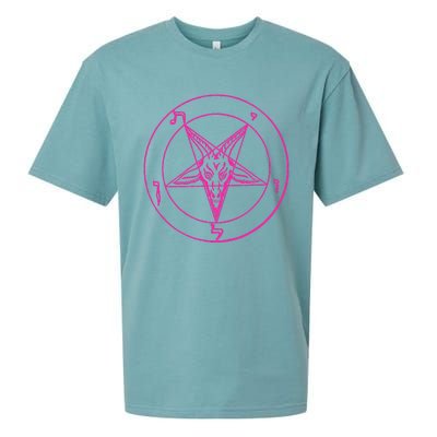 Baphomet Pentagram Leviathan Occult Sueded Cloud Jersey T-Shirt