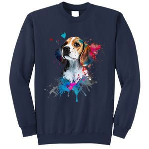 Beagle Puppy Lover Dog Mom Cute Valentines Day Love Themed Sweatshirt