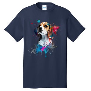 Beagle Puppy Lover Dog Mom Cute Valentines Day Love Themed Tall T-Shirt