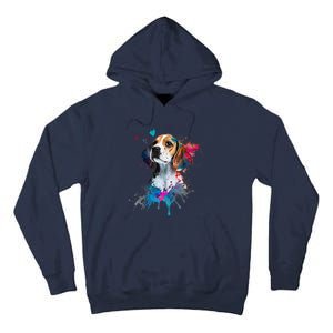 Beagle Puppy Lover Dog Mom Cute Valentines Day Love Themed Tall Hoodie