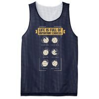 Baseball Pitches Life Choices Pitcher Player Gift I Baseball Mesh Reversible Basketball Jersey Tank