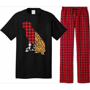 Buffalo Plaid Labrador Retriever Dog Lover Valentine's Day Gift Pajama Set