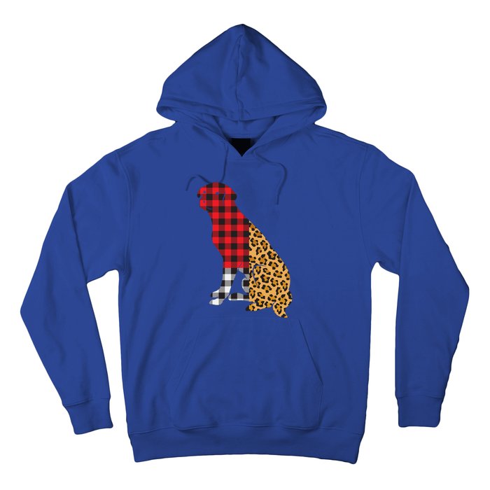 Buffalo Plaid Labrador Retriever Dog Lover Valentine's Day Gift Hoodie