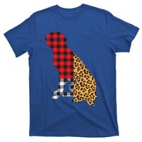 Buffalo Plaid Labrador Retriever Dog Lover Valentine's Day Gift T-Shirt