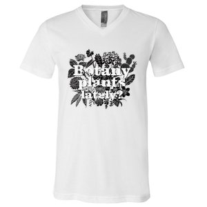 Botany Plants Lately Plant Collector Spring Gardener V-Neck T-Shirt