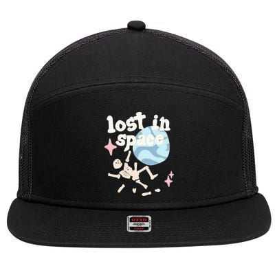 Broken Planet Lost In Space 7 Panel Mesh Trucker Snapback Hat