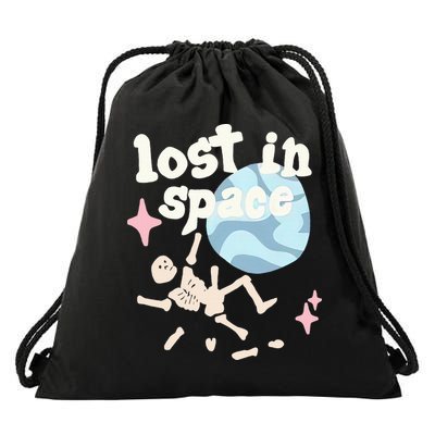 Broken Planet Lost In Space Drawstring Bag