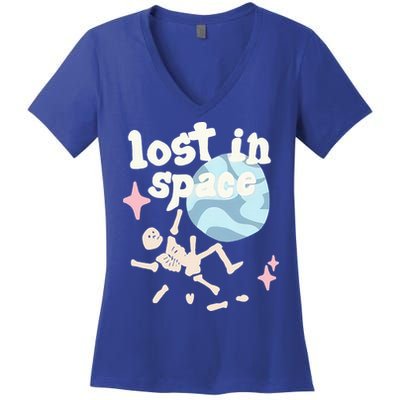 Broken Planet Lost In Space Women's V-Neck T-Shirt