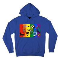 Birdorable Pride Lgbtq Rainbow Colorful Cartoon Cute Birds Gift Hoodie