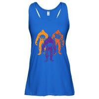 Bigfoot Pumpkin Lazy Halloween Costume Funny Sasquatch Gift Ladies Essential Flowy Tank