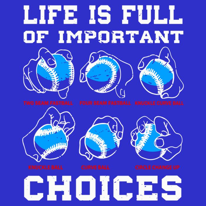Baseball Pitcher Life Choices Ball Sport Lover Great Gift 16 in Basic Backpack